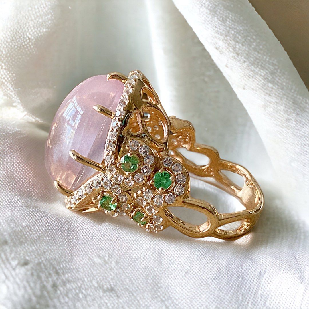Quartz cocktail rings store