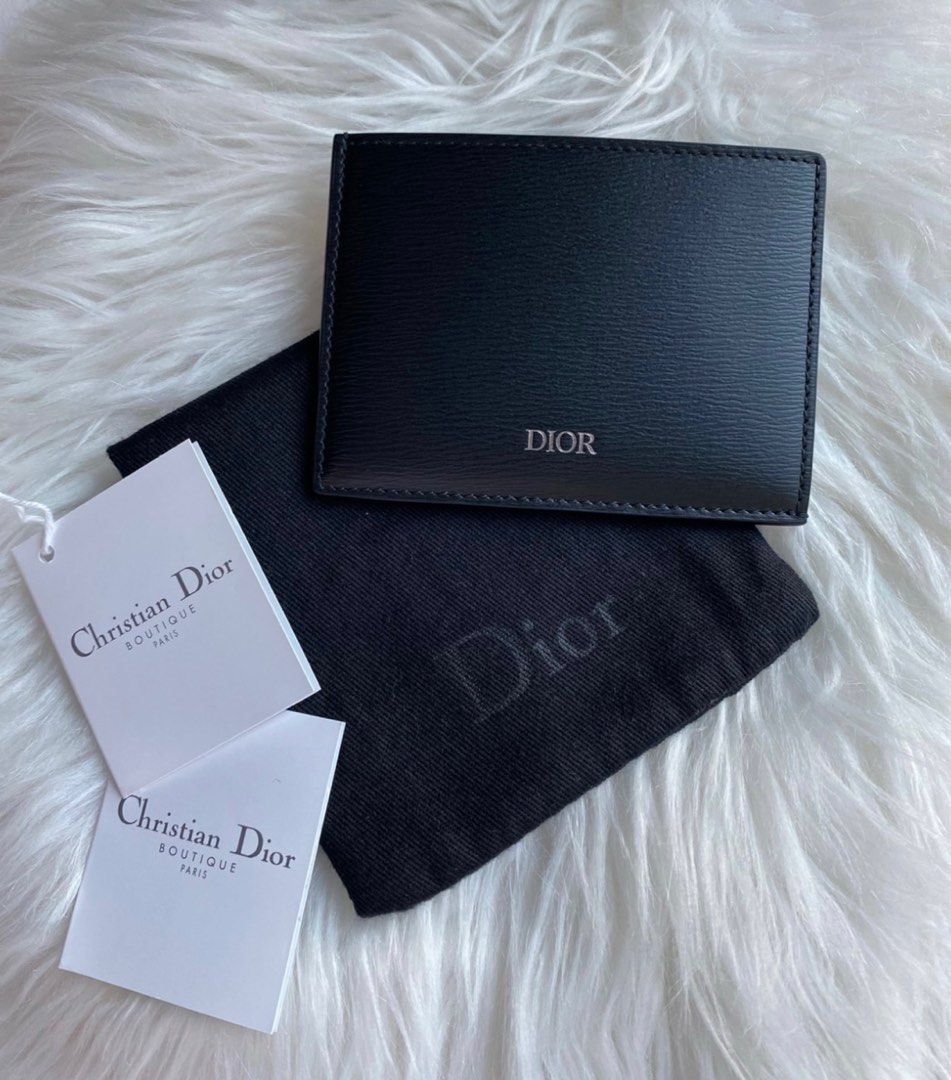 RUSH SALE Authentic Christian Dior Noir Black Infinite Card Holder 