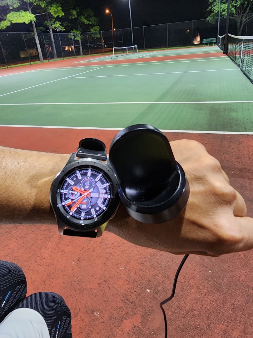 Galaxy watch online tennis