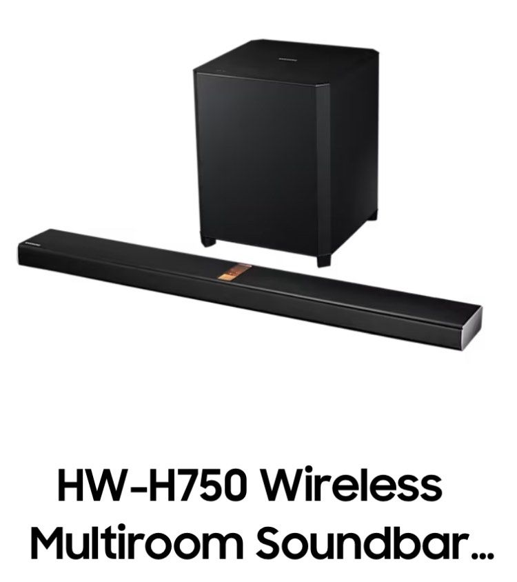 Samsung soundbar tube amp top