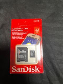 Sandisk MicroSD Card with Adapter