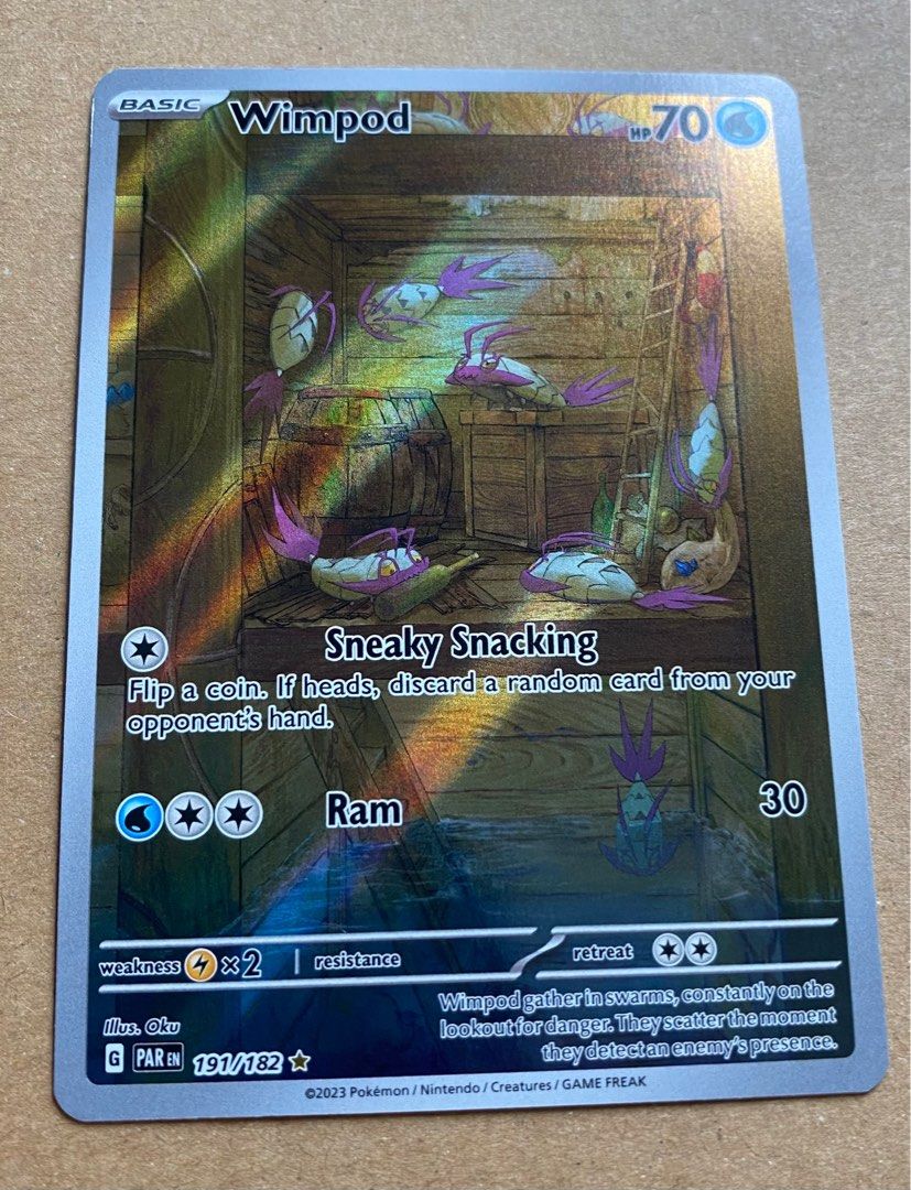 Wimpod #191 Precios | Pokemon Paradox Rift | Tarjetas De Pokemon