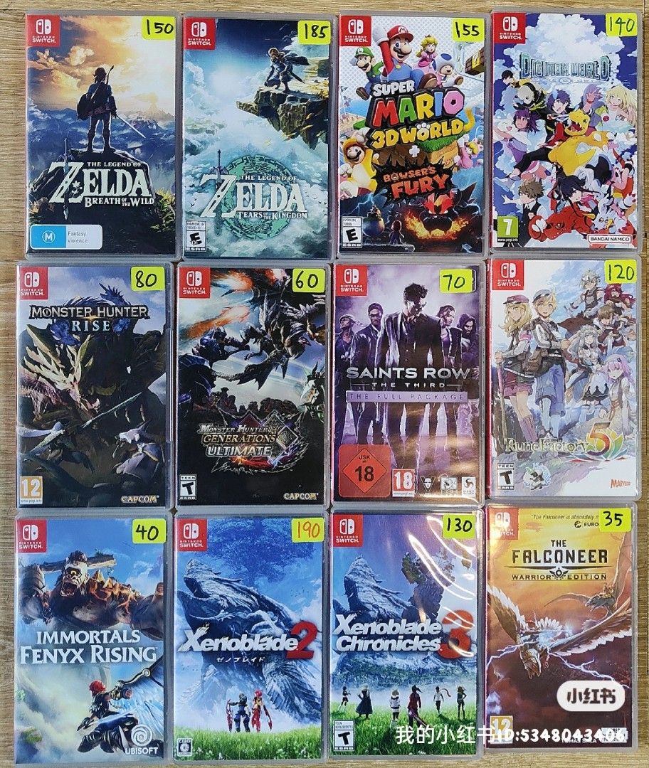 Second hand Switch games, Video Gaming, Video Games, Nintendo on Carousell