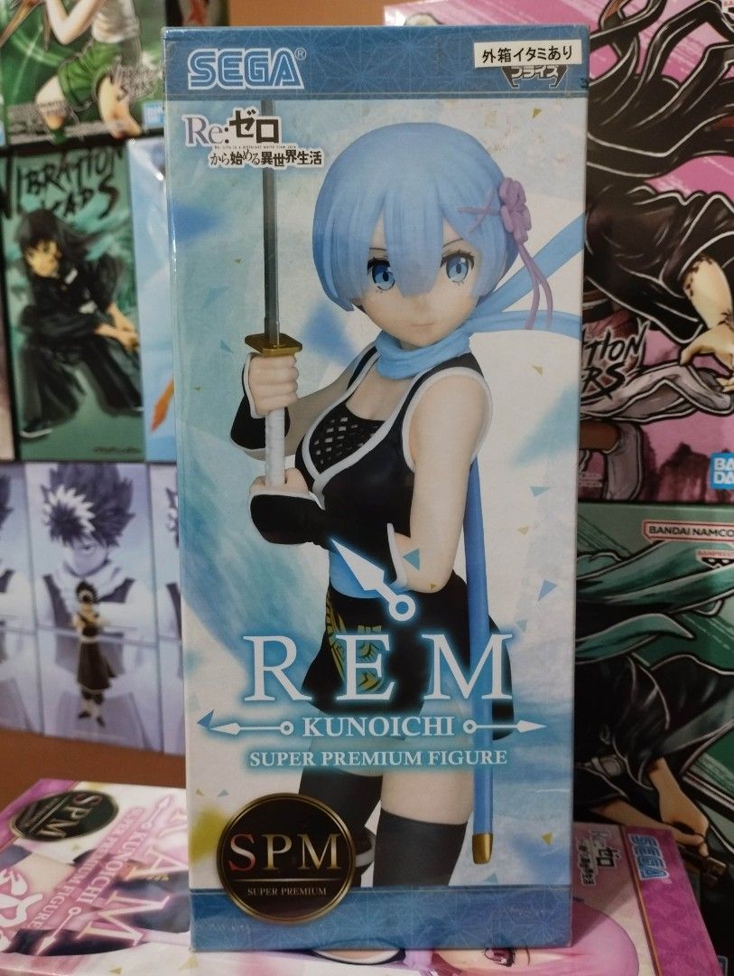 Sega SPM Re:Zero Rem (Kunoichi Version) MISB (Category: Figurines & Statues) located in Manila. Submitted by jmmendoza321 (Listing ID 1263726320, Image 1). Description: Sega SPM Re:Zero Rem (Kunoichi Version) Mint In Sealed Box Mode of Payment: GCash or COD Mode of Delivery: Lalamove or LBC Meet-up around Sampaloc, Manila Area.