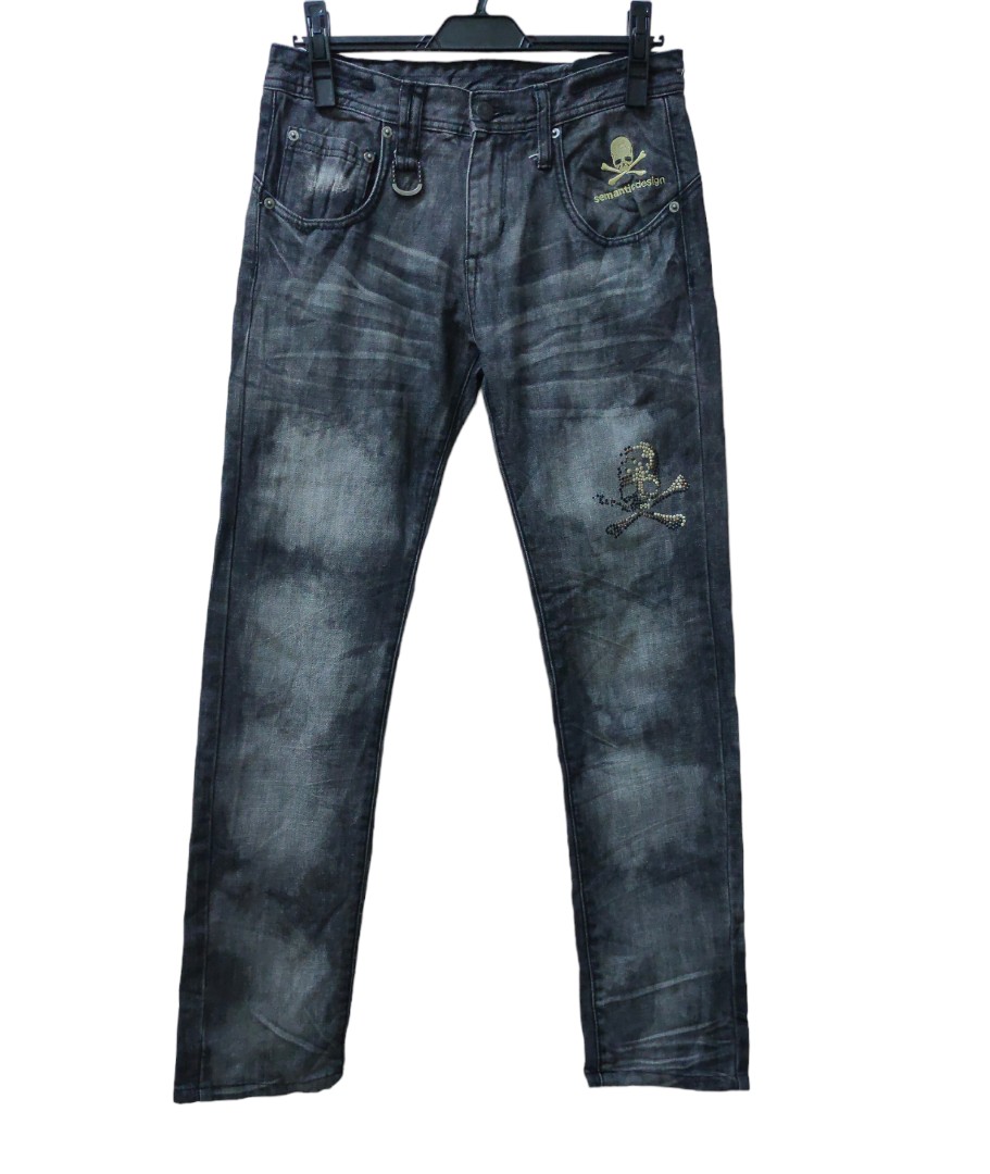予約受付中 semantic design zip design denim jeans | www.podernews ...