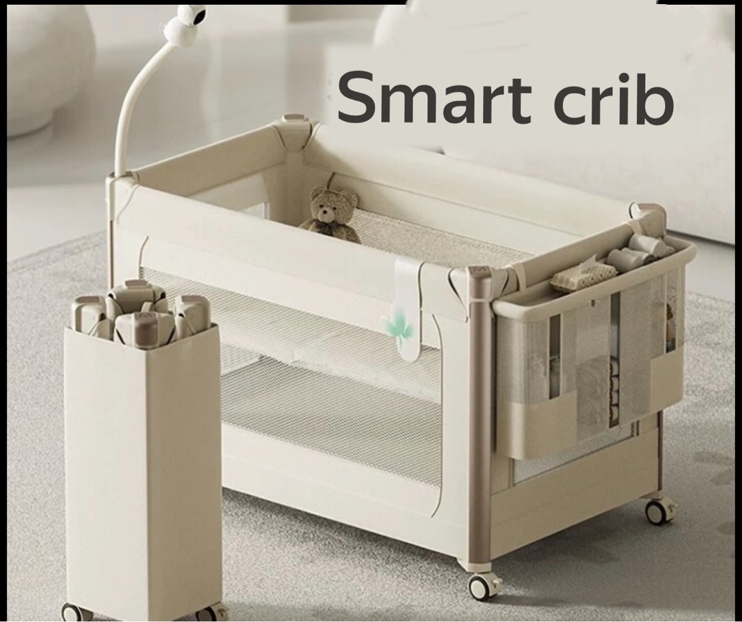 [SG Seller] Smart crib foldable splicing large bed, removable newborn