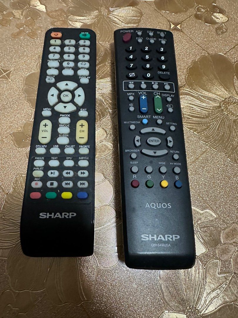 Sharp TV remote 遙控 每個 hk50, 家庭電器, 電視 & 其他娛樂, 電視組件及配件 Carousell