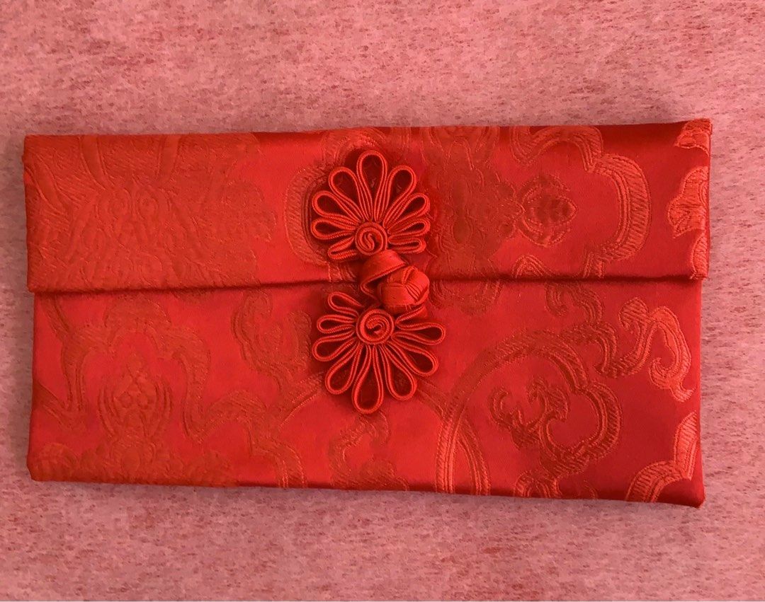 Silk Cloth Ang Pow For Wedding Gift Bag Engagement Birthday New Year Child full Moon Red Packet