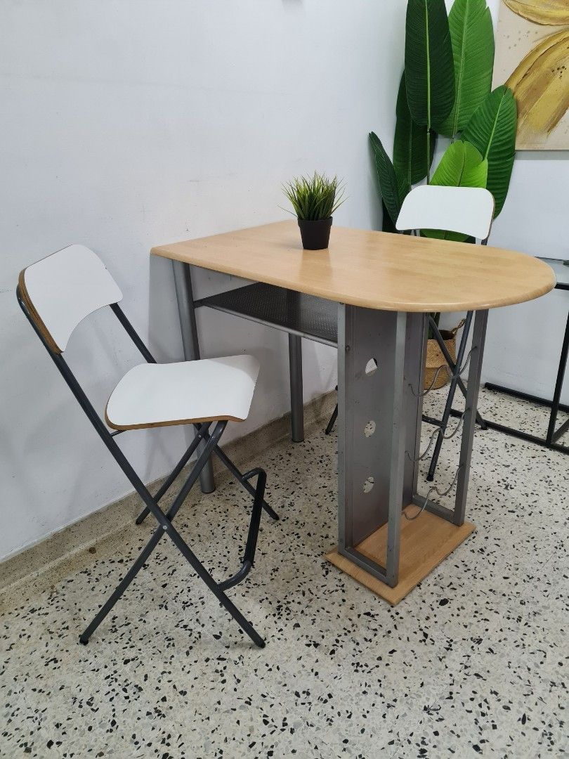 Butterfly table clearance and chairs ikea