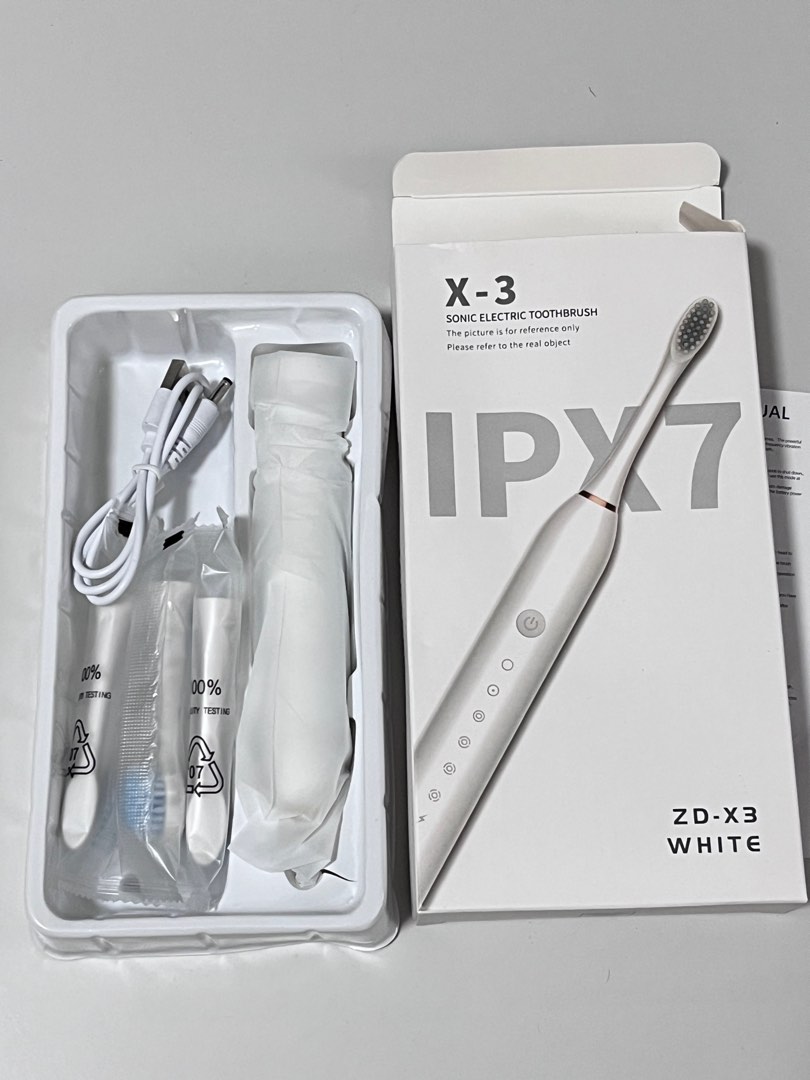 Sonic Electric Toothbrush ZD - X3 白色充電式電動牙刷, 美容＆個人護理, 健康及美容 - 口腔護理 ...