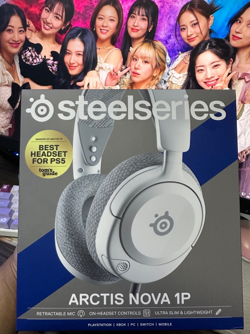 Steelseries Arctis Nova 1P White ver., Audio, Headphones & Headsets on ...