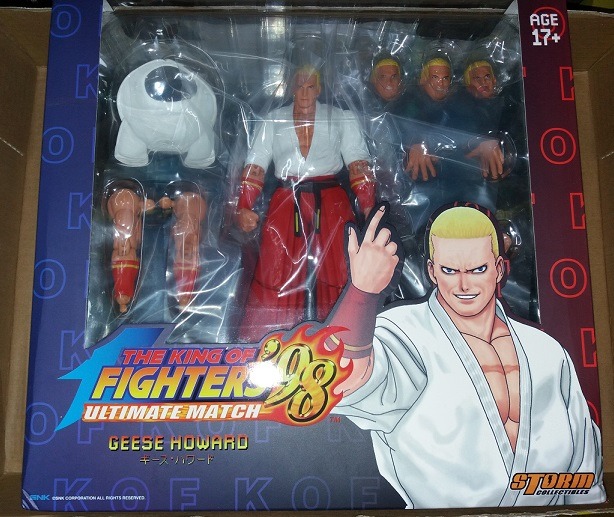 新品未開封 Storm Collectibles キングオブファイターズ Geese Howard