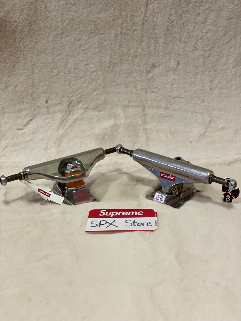 Supreme Independent Skateboard Truck Pair Silver size 129 Sports