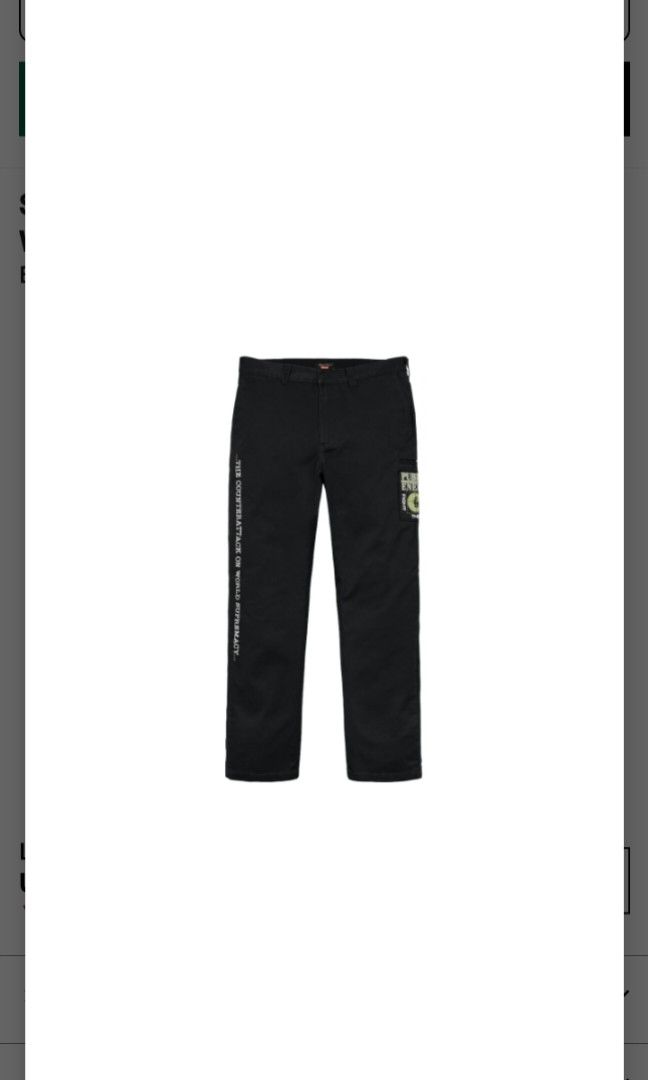 SUPREME UNDERCOVER PUBLIC ENEMY WORK PANT size 32 Men s Fashion Bottoms Trousers on Carousell