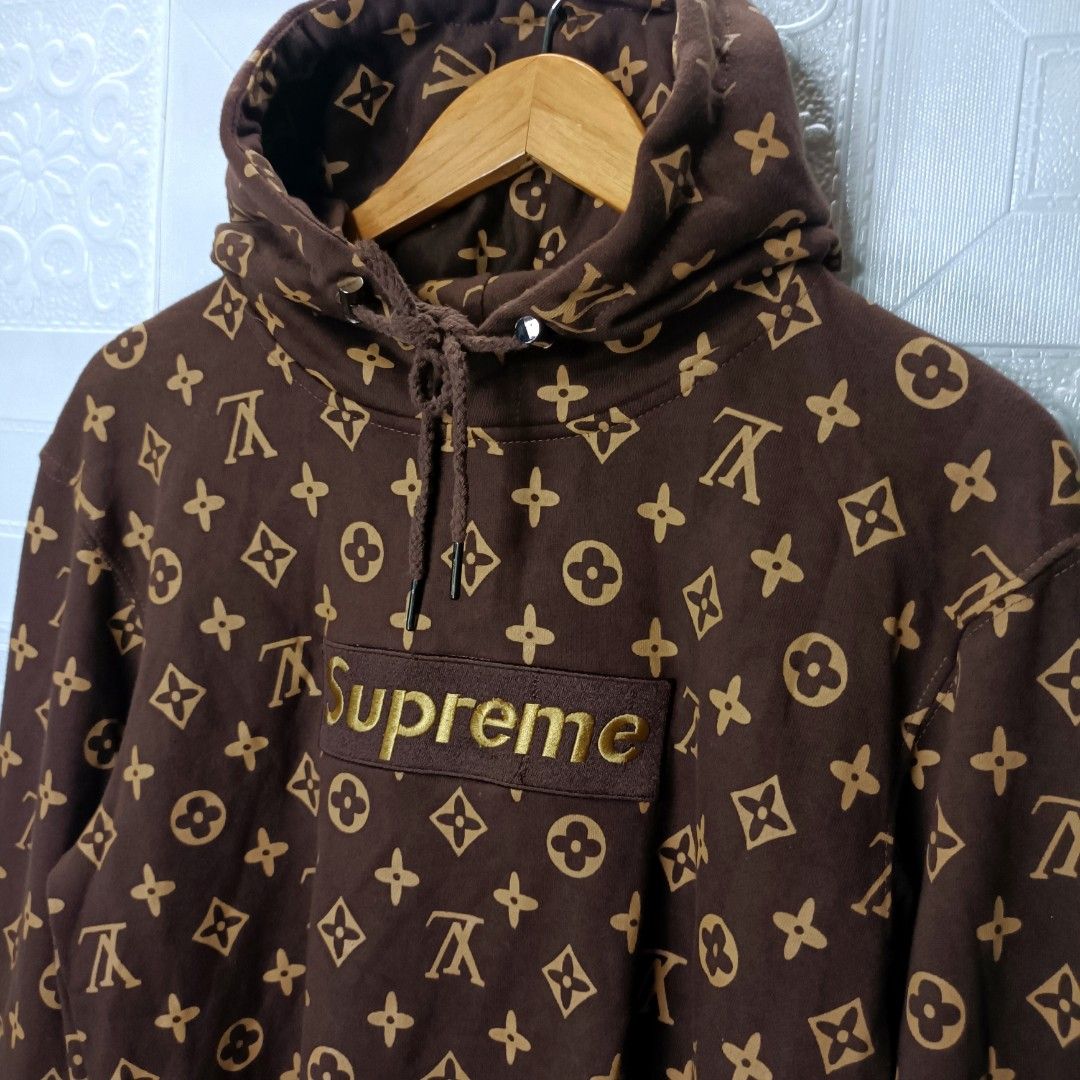 SUPREME x LV HOODIE, Men's Fashion, Coats, Jackets and Outerwear on  Carousell