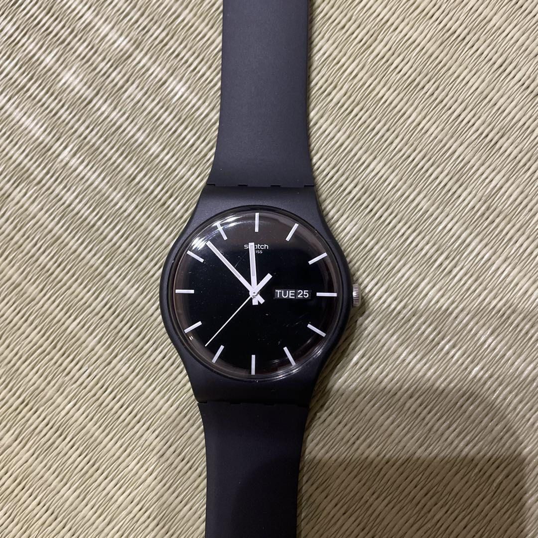 Swatch top mono black