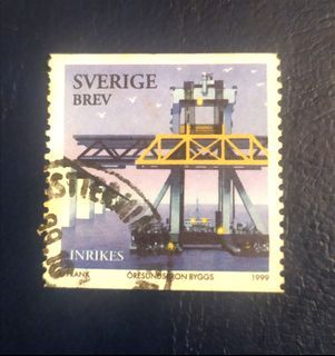 Sweden 1999 - Construction of the Øresund Bridge 1v. (used)