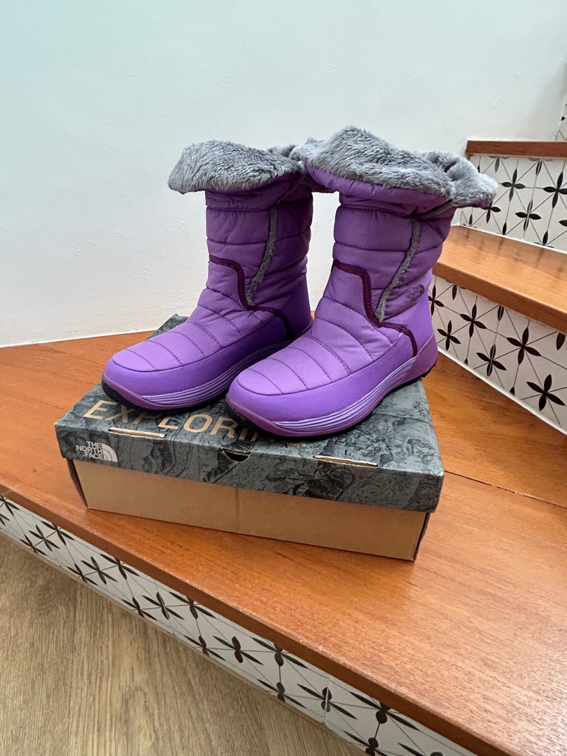 North face clearance purple boots
