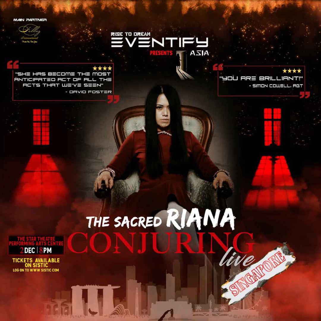THE SACRED RIANA CONJURING LIVE IN SINGAPORE [PG13], Tickets & Vouchers ...