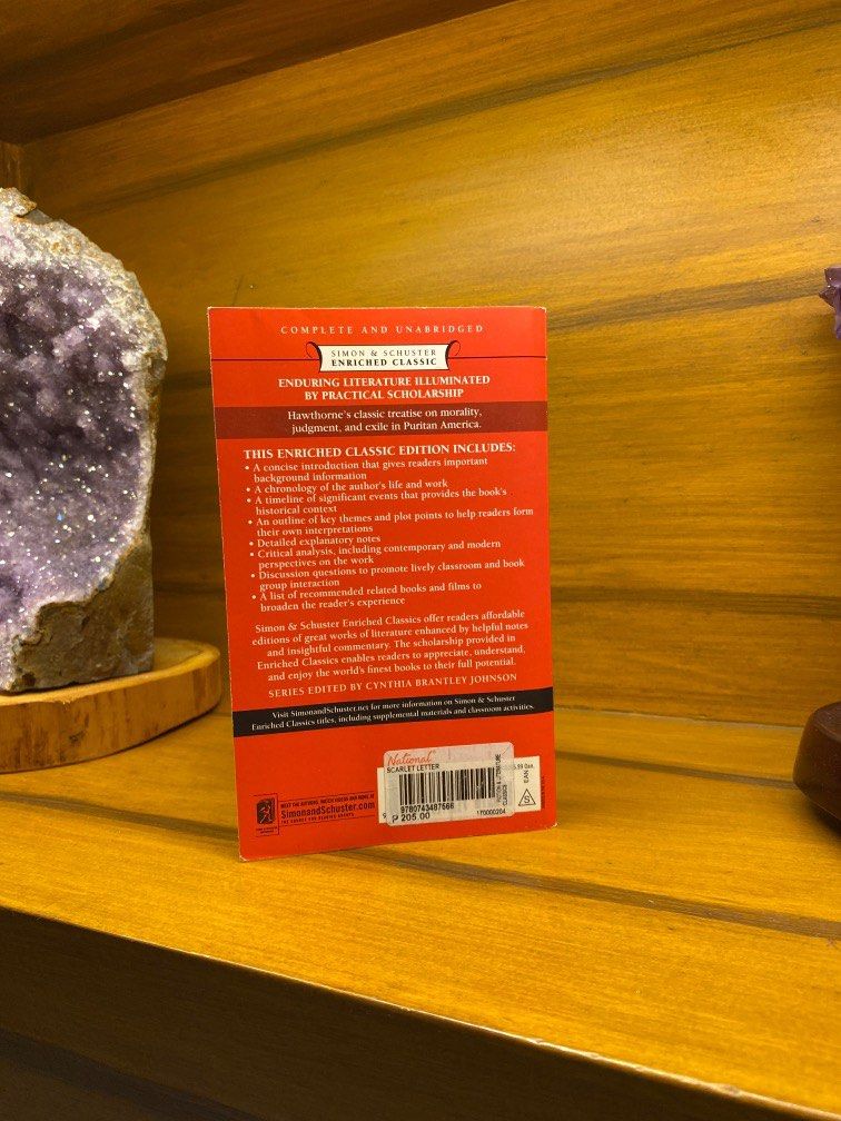 The Scarlet Letter by Nathaniel Hawthorne (Category: Storybooks) located in Las Pinas. Submitted by ferrerf (Listing ID 1263806387, Image 3). Description: .