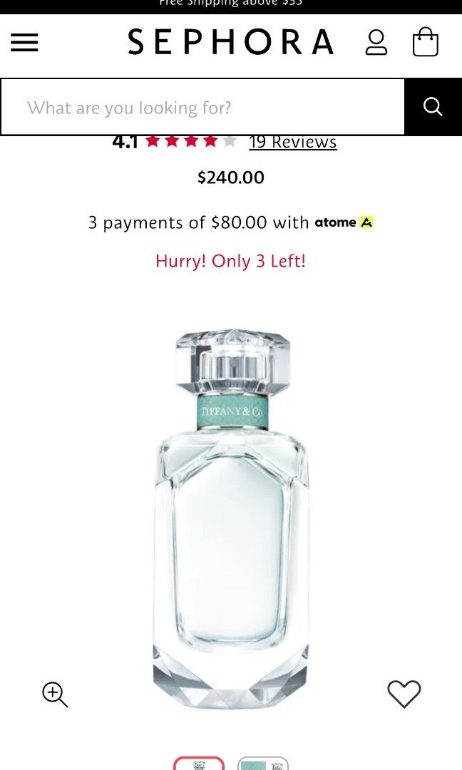 Tiffany perfume 2025 sephora