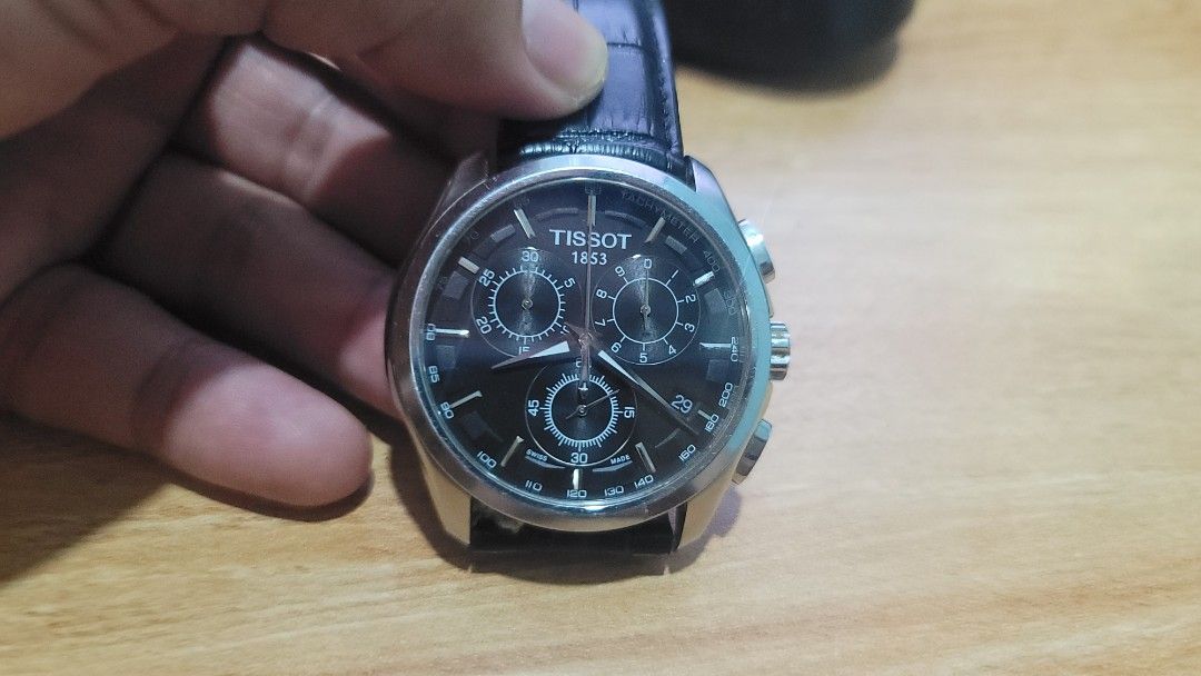 Tissot Couturier Chronograph, Men's Fashion, Watches & Accessories ...
