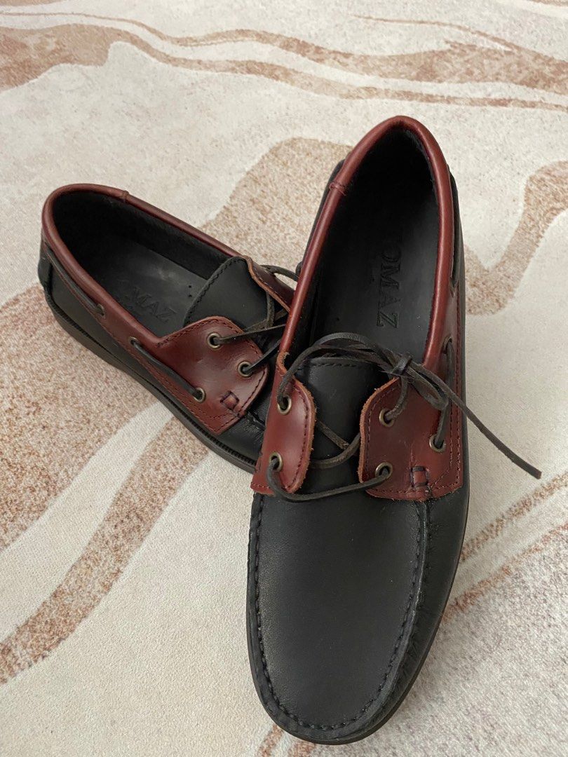 Genuine leather 2025 boat shoes