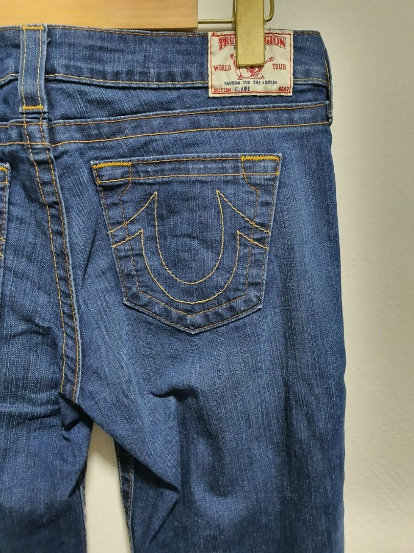 TRUE RELIGION STRETCHABLE BOOTCUT GIRL JEANS USA SIZE 30 Women s