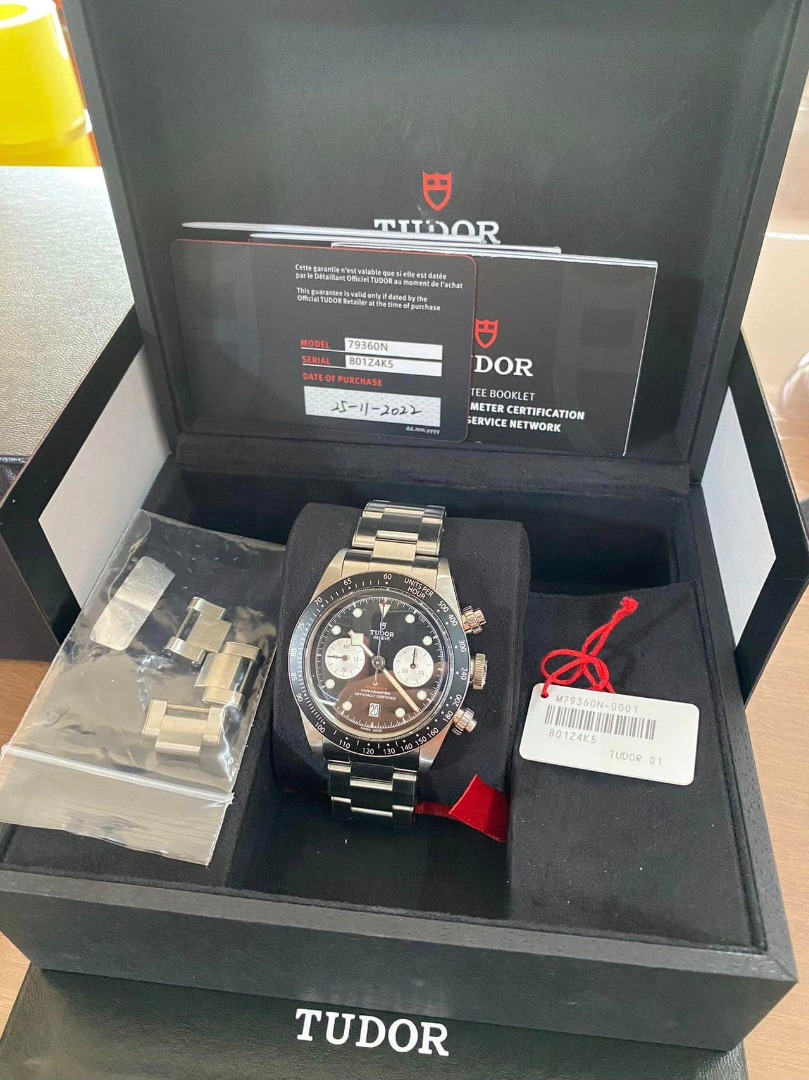 Tudor Black Bay Chrono ‘Reverse Panda’ Watch, Luxury, Watches on Carousell