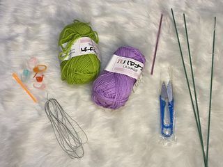 Tulips Materials Crochet Kit Set