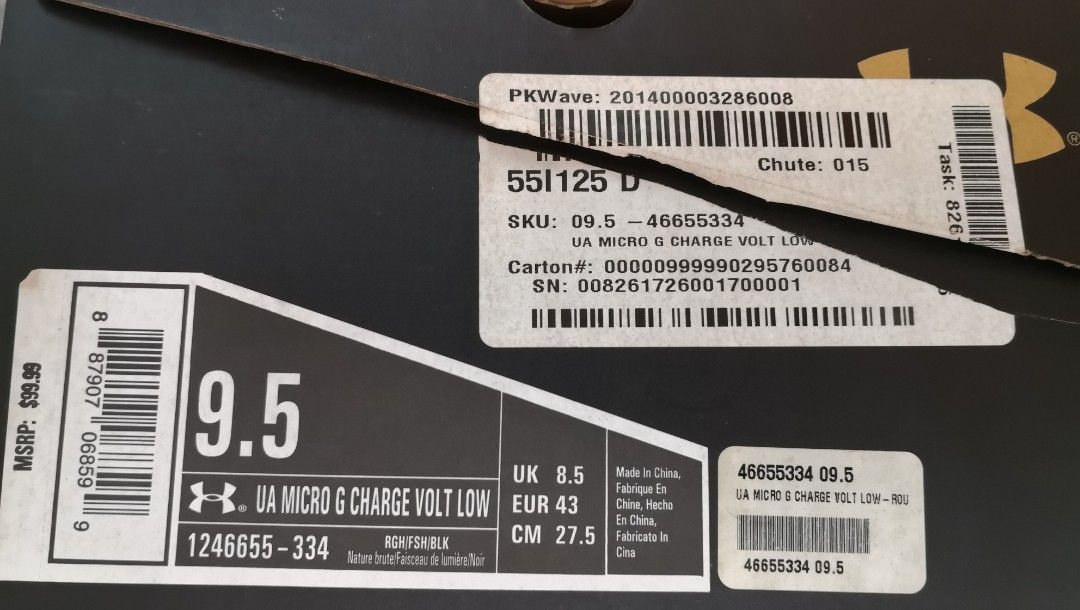 Under armour micro g charge volt low sales