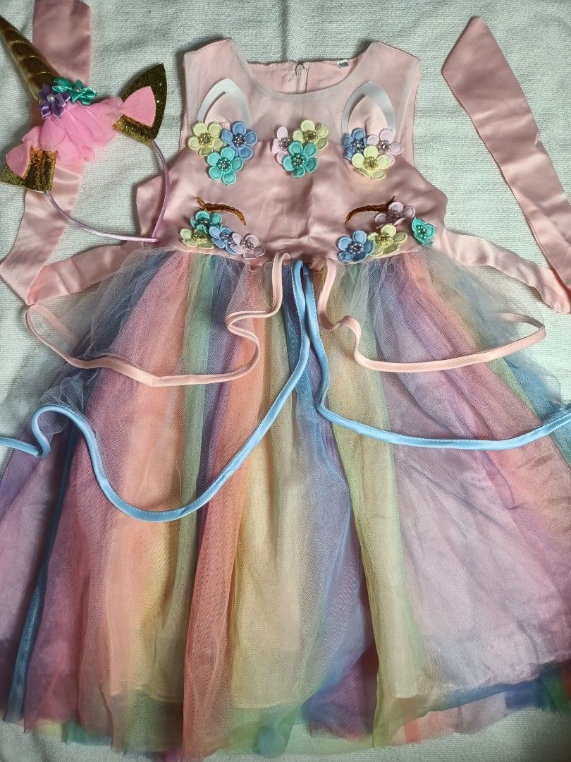 Youngland unicorn dress hot sale