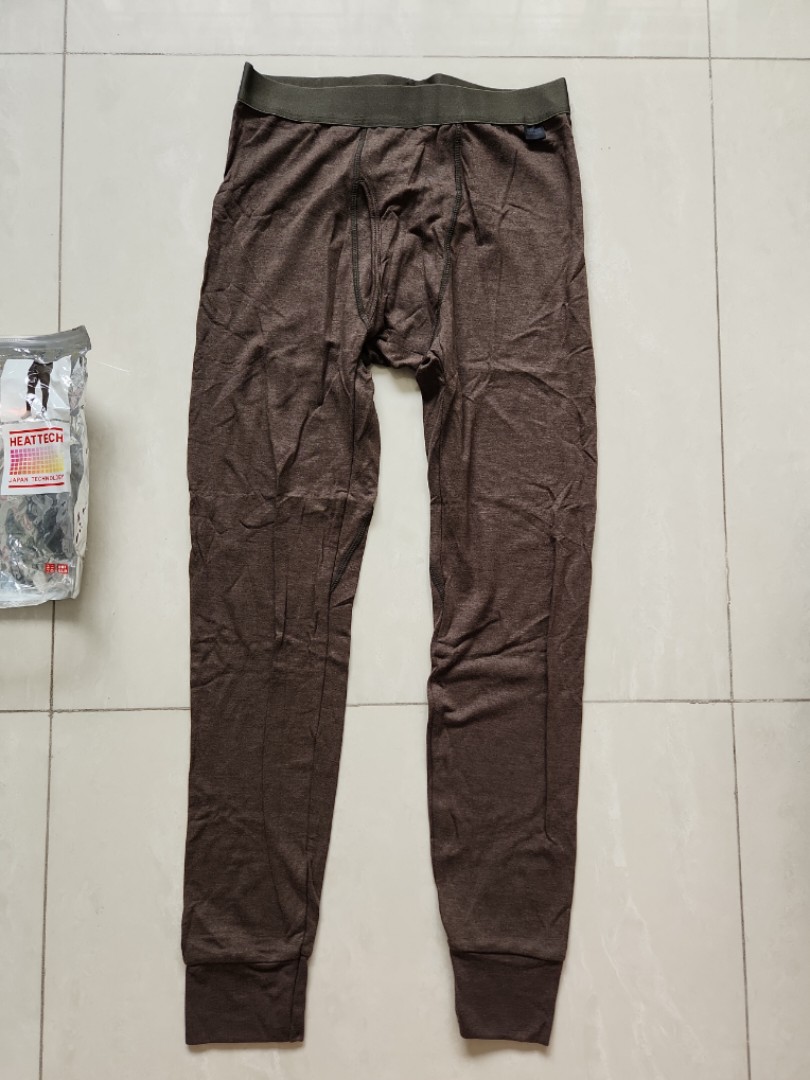 Uniqlo heattech extra warm leggings for men 00590, Men's Fashion, Bottoms,  Joggers on Carousell