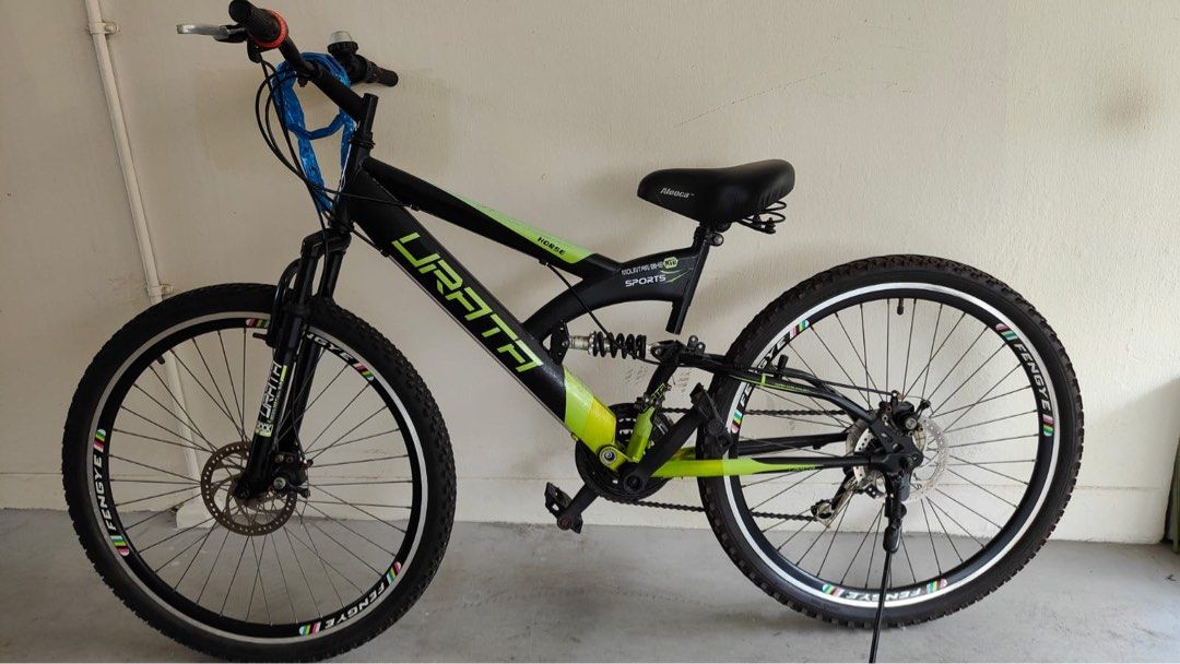 26 Urata MTB Full Suspension Mountain Bike