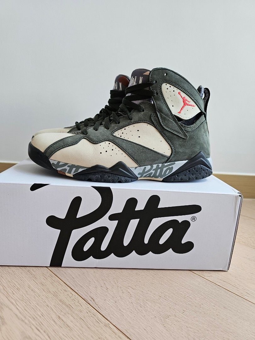 US 11) Nike Air Jordan 7 retro Patta OG SP Icicle, 男裝, 鞋, 波鞋