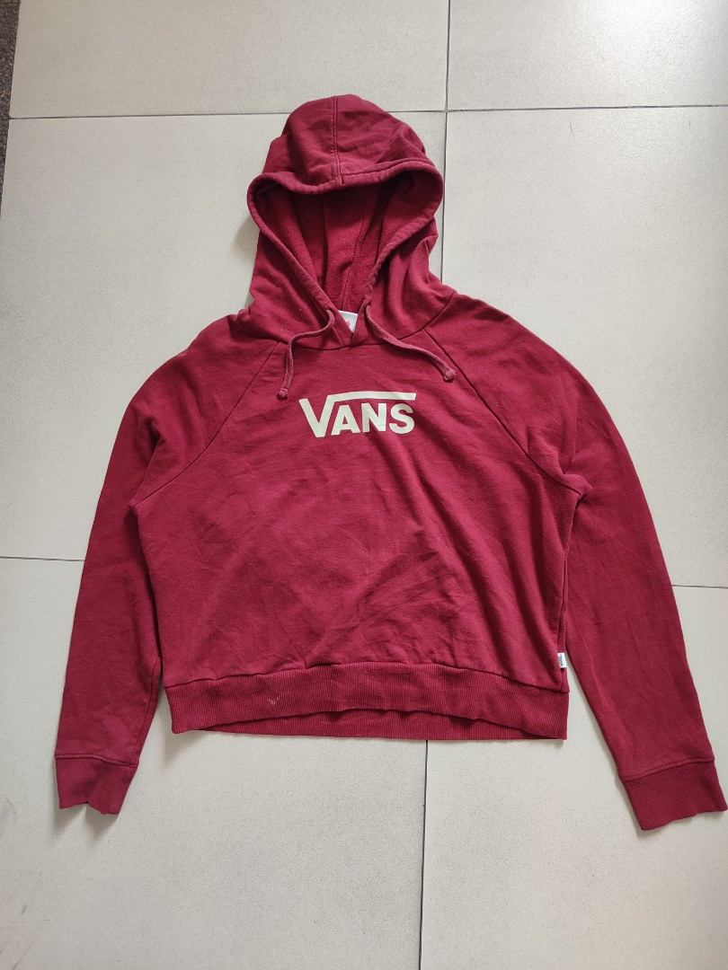 Womens red vans on sale hoodie