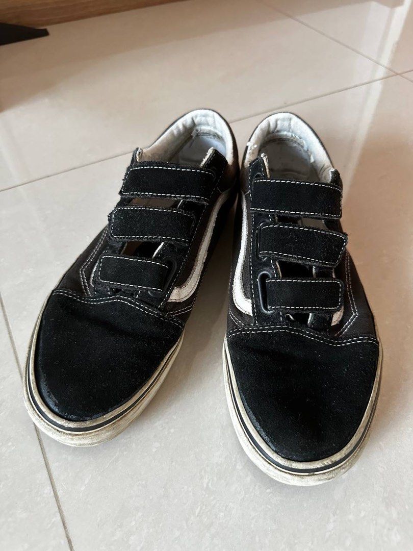 Vans old skool velcro black Men s Fashion Footwear Sneakers on