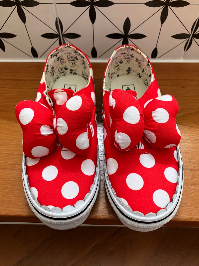 Girls minnie top mouse vans