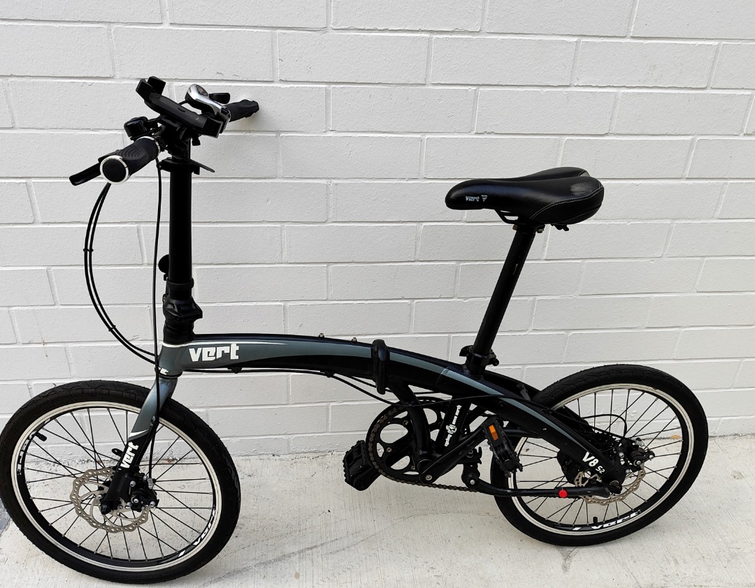 Vert foldable shop bicycle