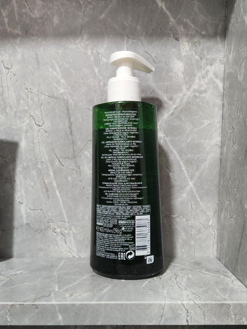 Vichy Intensive Purifying Gel Face Wash Cleanser, Beauty & Personal
