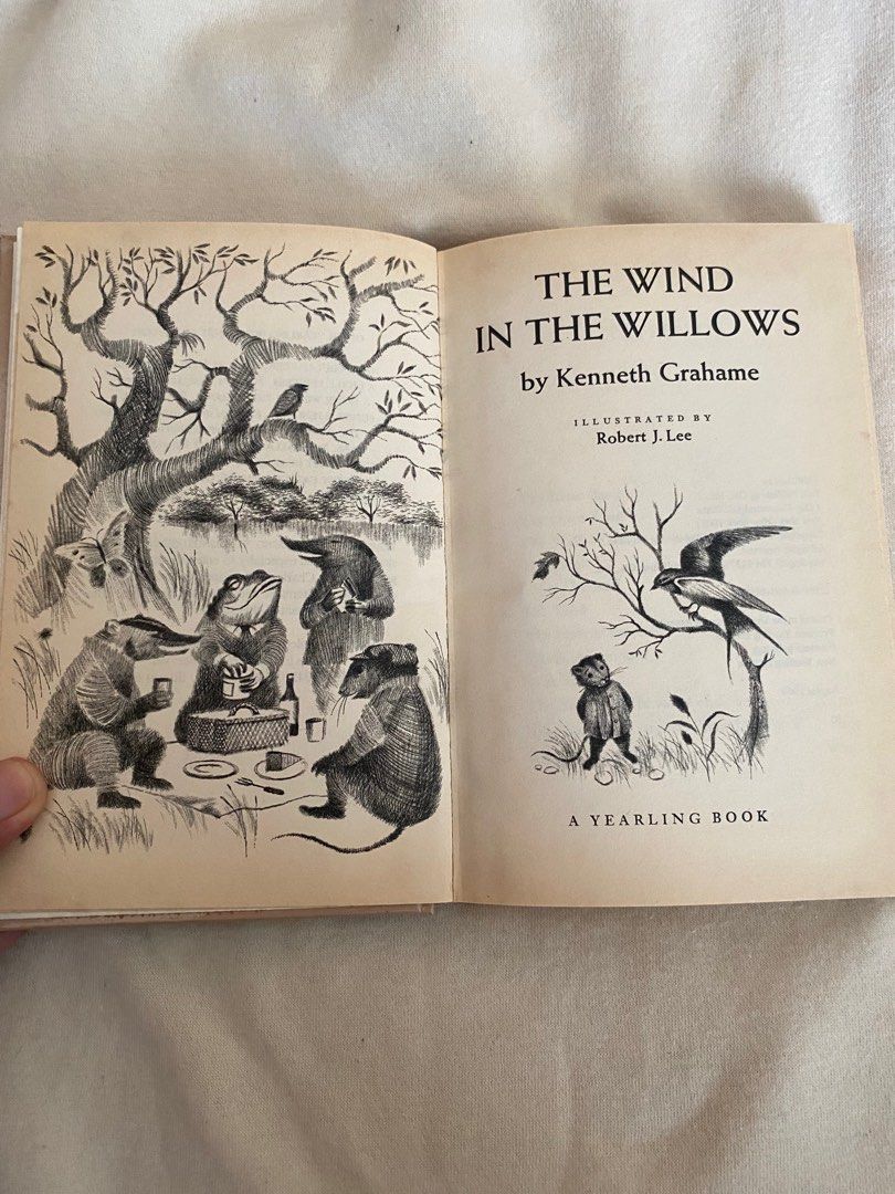 Vintage 1969 -The Wind in the Willows by Kenneth Grahame (yearling ed ...