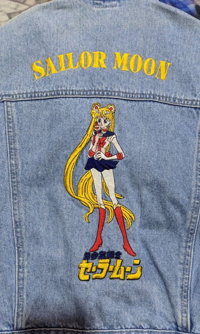 Sailor moon denim jacket hotsell