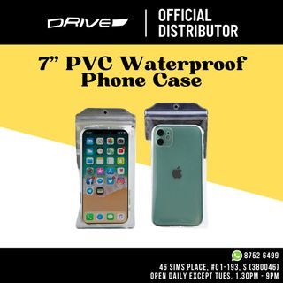 Waterproof PVC Phone Case 7" Smartphone Ziplock Bag