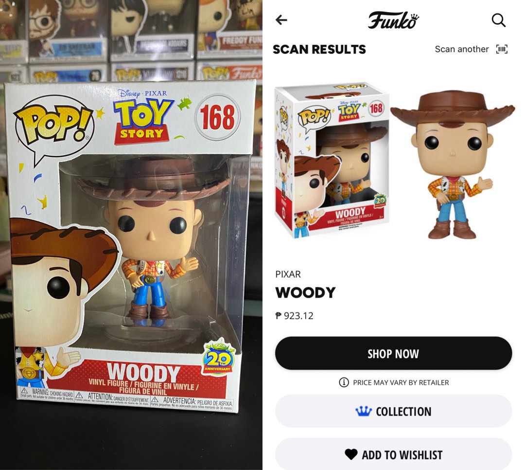 Woody 168 Toy Story OG 2018 Release Funko Pop, Hobbies & Toys, Toys & Games on Carousell