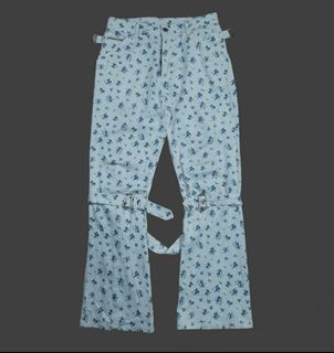 X-Girl floral bondage pant not hysteric glamour