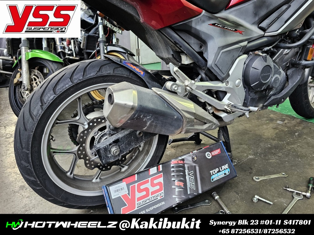 YSS TOPLINE REAR SUSPENSIONHONDA NC750X, Motorcycles, Motorcycle