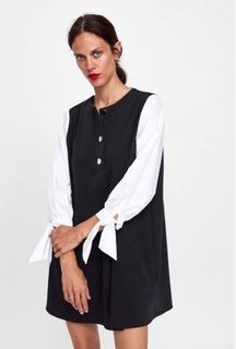 Zara poplin dress