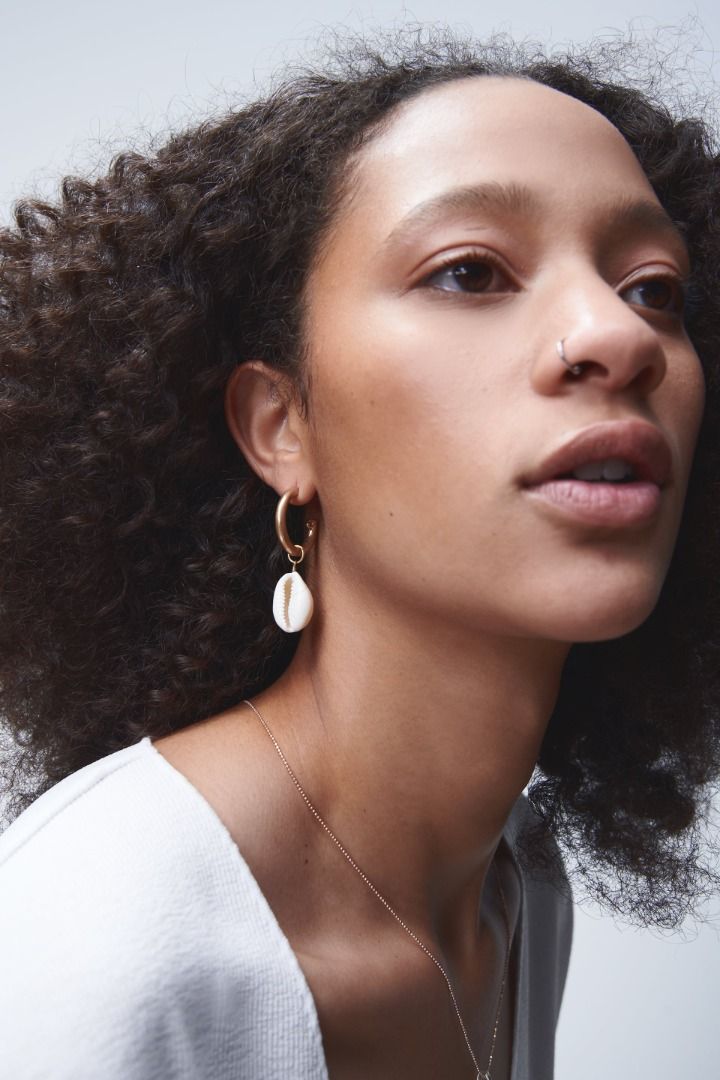 Zara store shell earrings