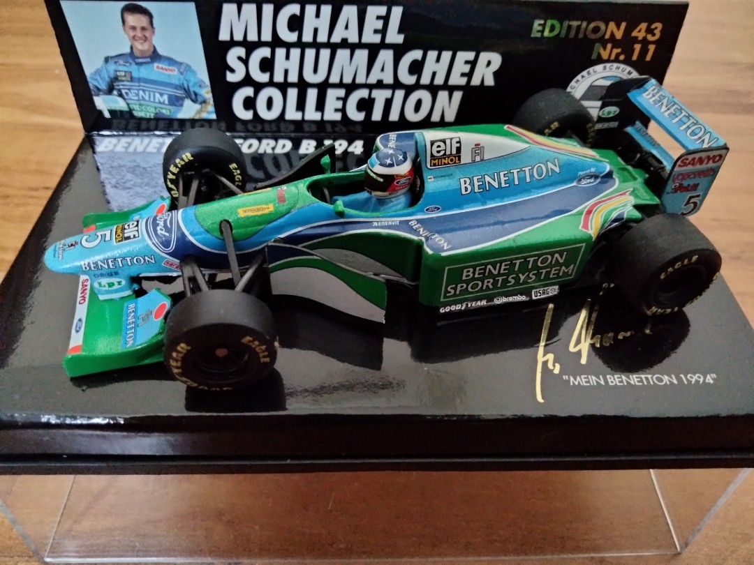 1:43 Minichamps 1994 Benetton Ford Michael Schumacher