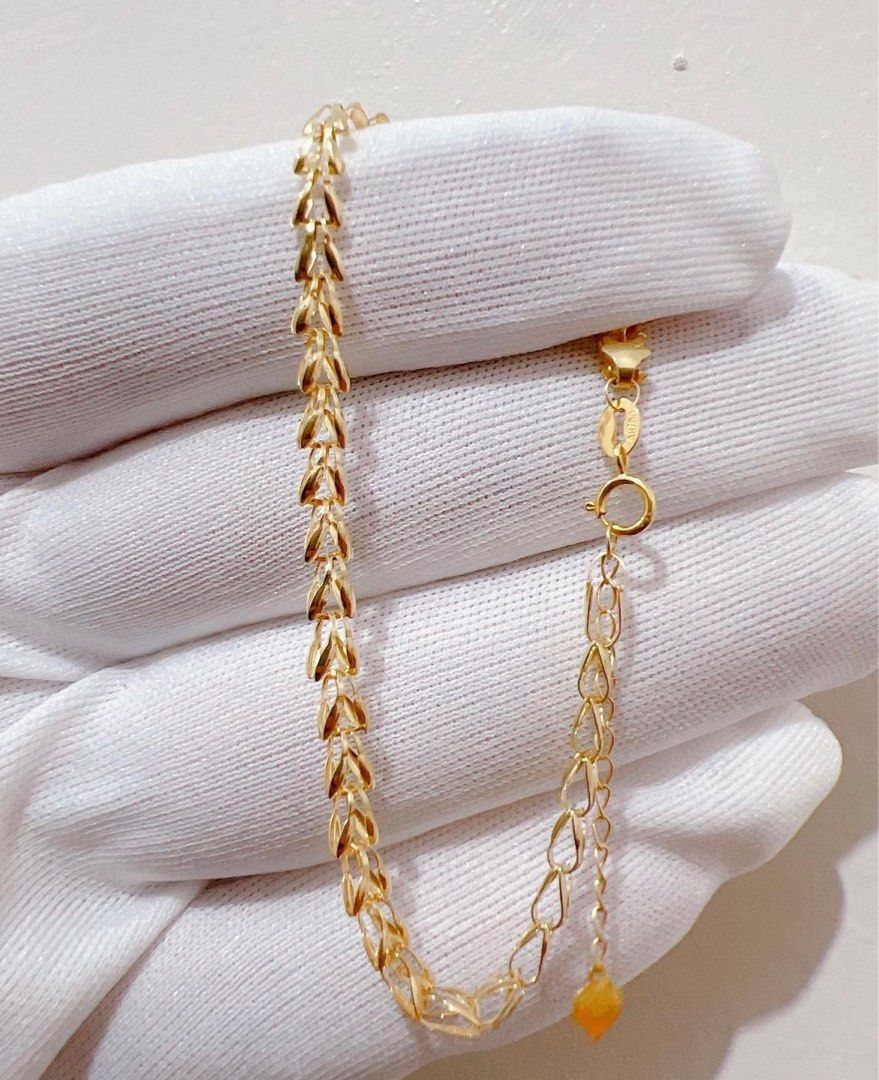 Real gold cheap chain bracelet